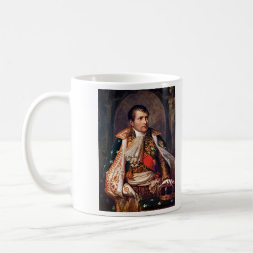Napoleon o rei de Italia por Andrea Appiani Caneca