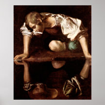Narciso, Caravaggio Impressão