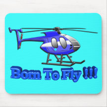 Nascer a voar!!! Helicóptero Mousepad