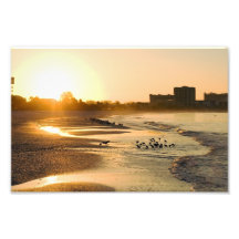 Nascer do sol na praia foto artes
