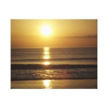 Nascer do sol sobre o impressão das canvas do ocea impressão em canvas