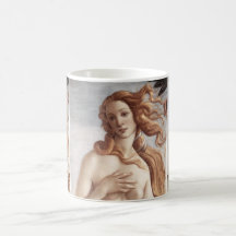 Nascimento de Venus em detalhe Caneca