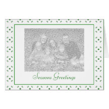 Natal customizável/foto de Hanukkah - personalizad Cartoes