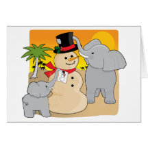 Natal de Sahara Cartao