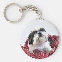 Natal de Shih Tzu Chaveiro