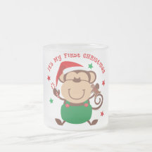 Natal do menino do macaco ø canecas