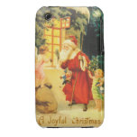 Natal do papai noel do Velho Mundo Capa De iPhone 3 Case-Mate