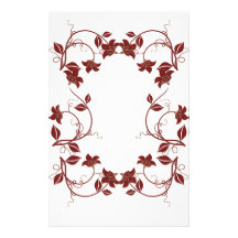 Natal floral papelaria personalizada