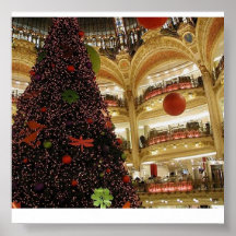 Natal no poster de Paris