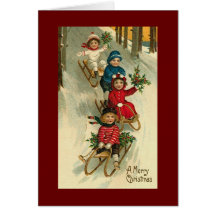 natal vintage cartao