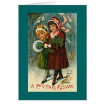 Natal vintage cartoes