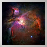 Nebulosa de Orion (telescópio de Hubble) Poster