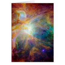 Nebulosa de Orion (telescópios de Hubble & de Spit Cartao