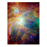 Nebulosa de Orion (telescópios de Hubble & de Spit Cartão Postal