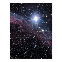 Nebulosa do véu cartões postais