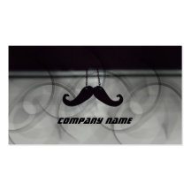 NEGÓCIO DO BIGODE CARTÕES DE VISITAS