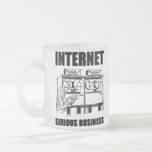 Negócio sério do Internet Caneca