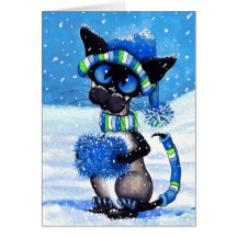 Neve Siamese Cartoes