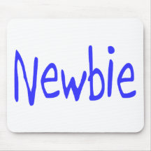 Newbie (azul) mousepad
