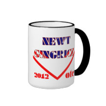 Newt Gingrich Caneca