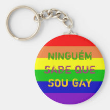 Ninguém sabe que sou gay chaveiros