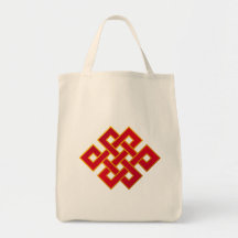 Nó eterno do budismo das karmas da mandala bolsas para compras