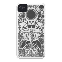 Nó Knoing/capas de iphone negativas do estilo Capas iPhone 4 Case-Mate