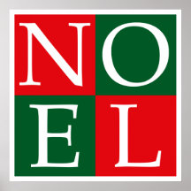 NOEL do Natal do pop art Posters