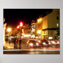 Noite 8x10 de Georgetown Poster
