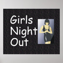 Noite das meninas do T para fora Posters