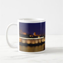 Noite do porto de Marselha Vieux Caneca