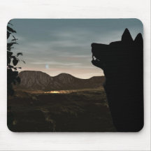 Noite do urro mouse pad