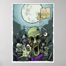 Noite dos zombis para fora posteres