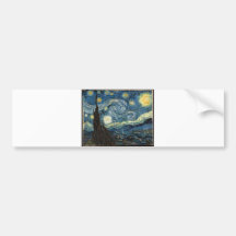 Noite estrelado por Vincent van Gogh Adesivo