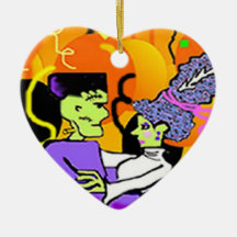 Noiva do ornamento de Frankenstein