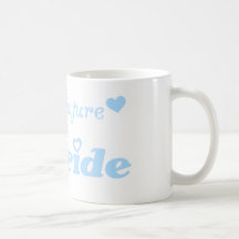 Noiva futura azul caneca