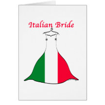 Noiva italiana cartões