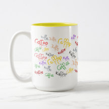 Nome taça Coffee café Caneca
