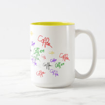 Nome taça Coffee café Caneca