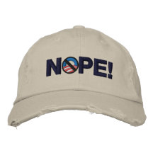 NOPE!  Bonés #1 dos EUA