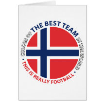 Norge Norway Art Shield Felicitaciones