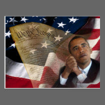 Nós as pessoas… de Barack Obama & a constituição cartões postais