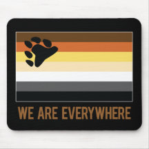 Nós estamos em toda parte mousepad (o urso)