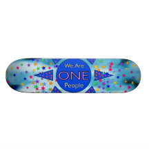 Nós somos as pessoas uma skate