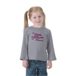 Nossa parte superior sleeved longa branca da crian camiseta
