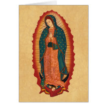 Nossa senhora de Guadalupe Cartão