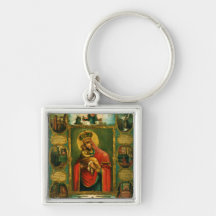 Nossa senhora de Pochaev Chaveiros