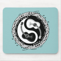Notação de Yin Guit Mousepad