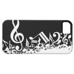 Notas musicais misturadas capas iPhone 5 Case-Mate