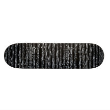 Notas preto e branco da música skate
